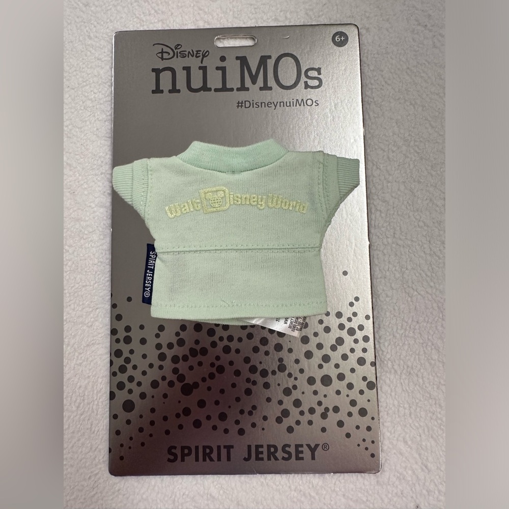 nuiMOs Outfit Disney Spirit Jersey‎ Mint Green Sweater Accessory NWT